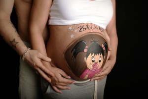 maternidad pintura