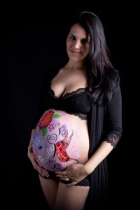 sesion belly paint