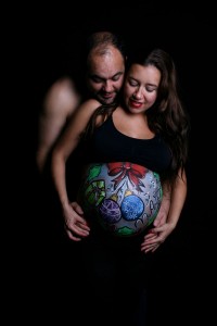 belly painting